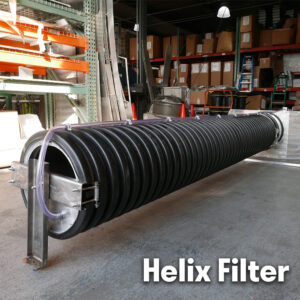 Fabco Helix high flow filter system for vault or outfall