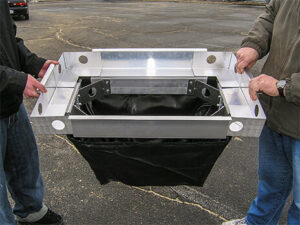 Geotextile Dispensing Rack R-Tank Underground Storage for Stormwater Runoff