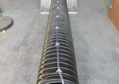 fabco industries helix filter system stormwater bacteria removal full corrugated pipe