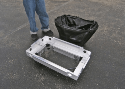 fabco industries stormsack plus geotextile stormwater filter system separated frame