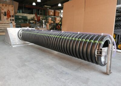 full view of fabco industries stormwater retrofit helix filter system