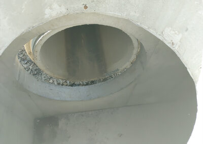 precast stormwater filtration vault inlet outlet