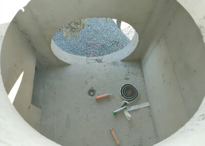 precast stormwater filtration vault outlet