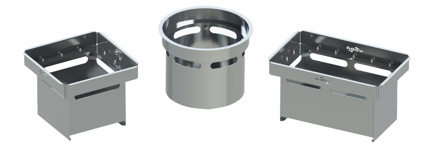 StormBasin BMP Square, Round and Rectangle Configurations for cartridge based inlet filtration