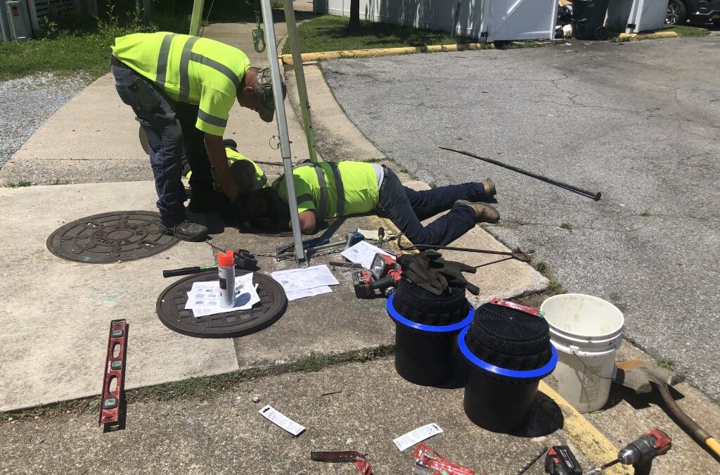 waynesboro stormbasin installation preparation