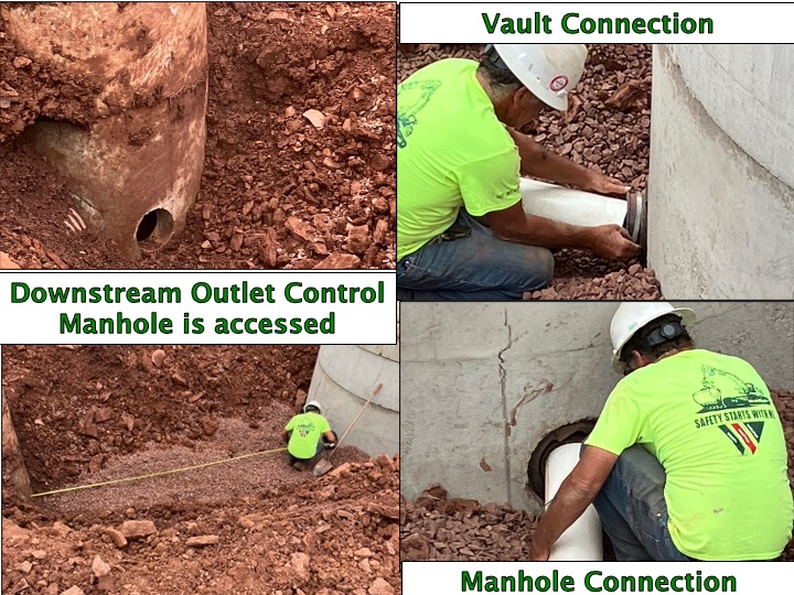 fabco industries stormsafe cartridge vault connections and manhole access