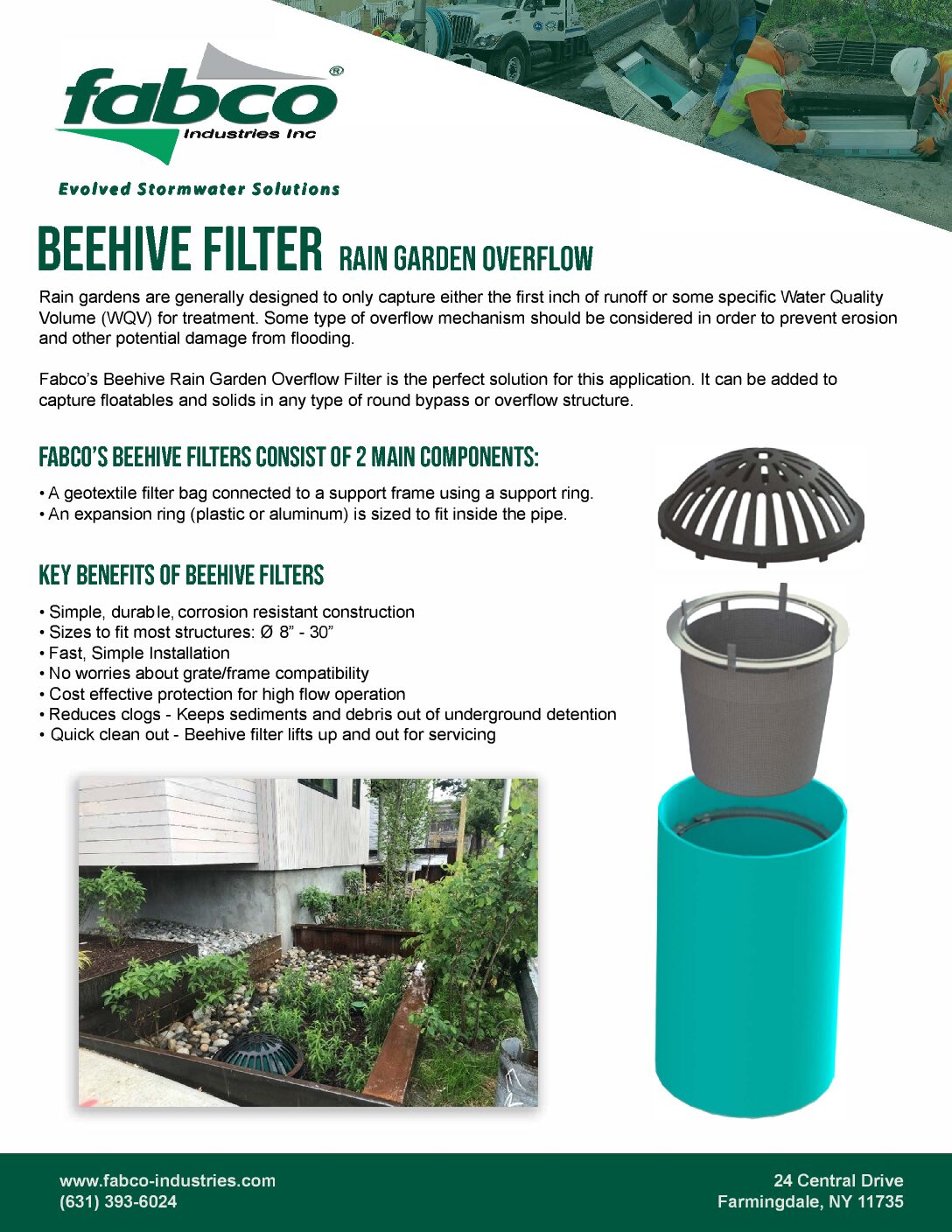 Beehive Overflow Filter Brochure pdf