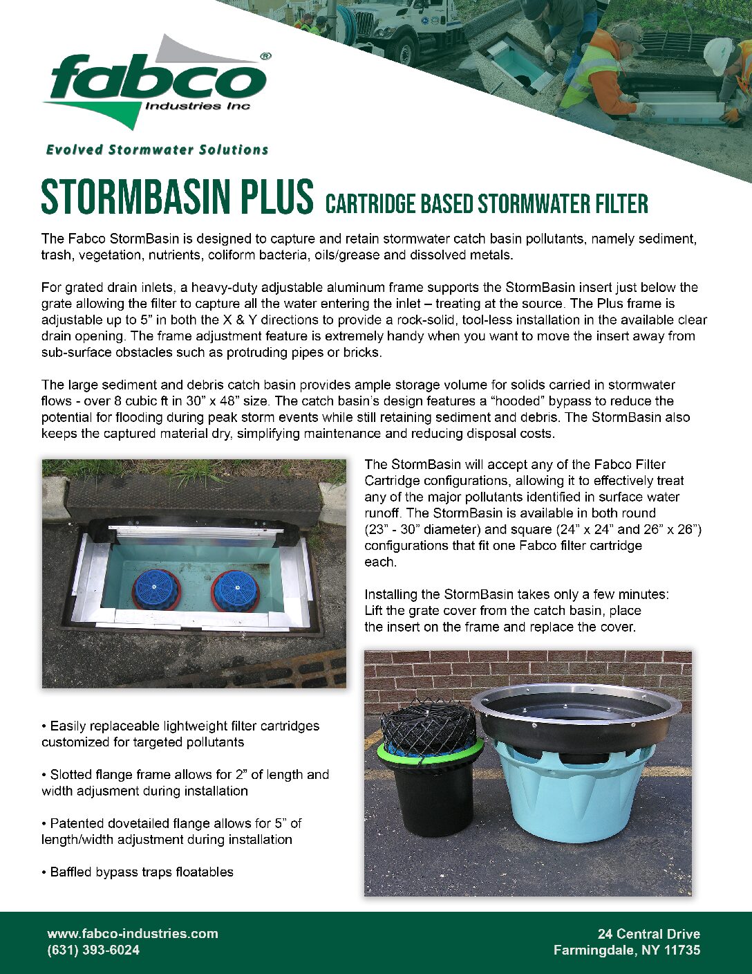 StormBasin Plus Brochure pdf