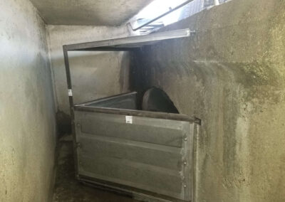 connector pipe screen catch basin trash and debris filter