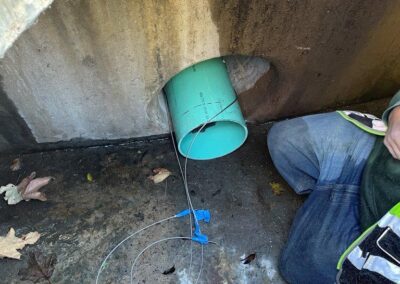 fabco industries stormwater filter installed in outfall pipe