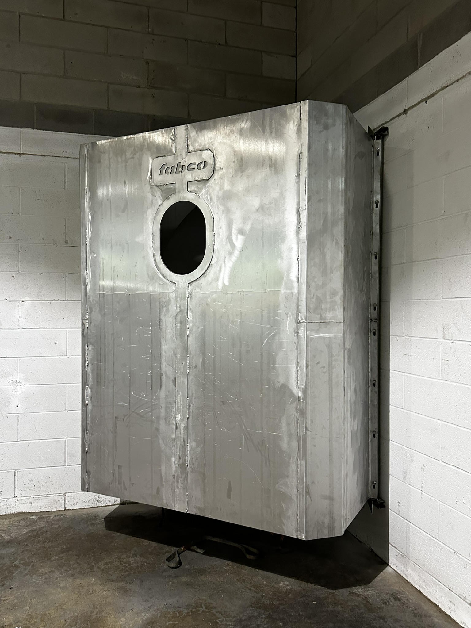 60 inch pipe stormhood with front access for maintenance