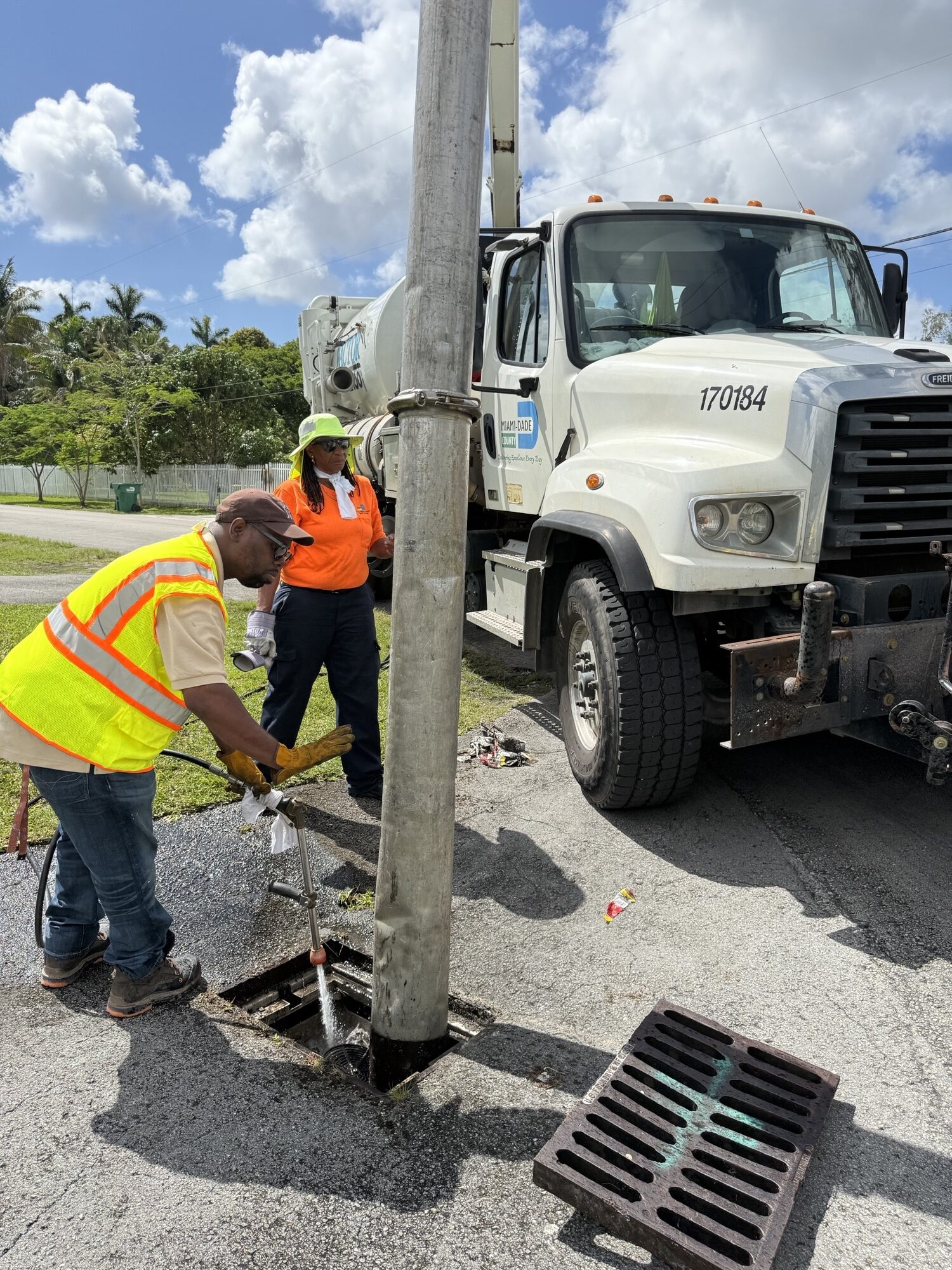 fabco industries stormbasin maintenance miami dade vac truck